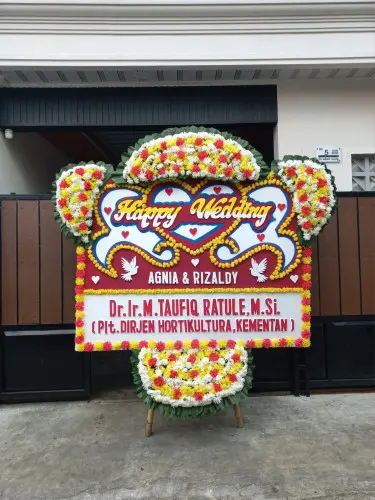 Papan Bunga Pernikahan hotel kapuas palace
