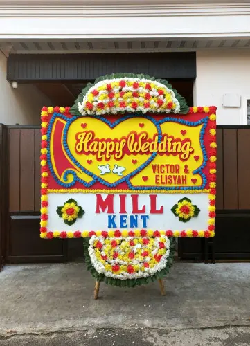 Papan Bunga Pernikahan hotel kapuas palace