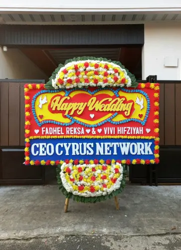 Papan Bunga Pernikahan hotel kapuas palace